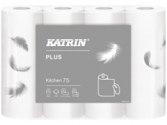 Køkkenrulle KATRIN Plus 75 2-lags pk/32