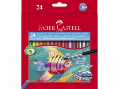 Farveblyant Faber-Castell Akvarel - 24 farver