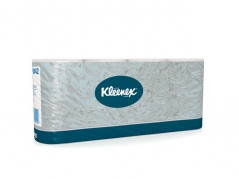 Toiletpapir Kleenex Standard 2-lags Hvid pk/8