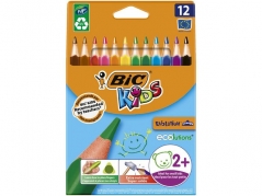 Farveblyant BIC Kids Triangel - 12 farver