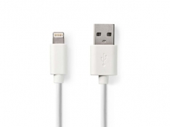 Kabel NEDIS Lightning - USB A 2m Hvid
