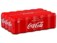  Sodavand Coca-Cola 33 cl dåse prisen er incl. pant 0,80