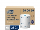 Håndklædeark Tork Matic Universal Hvid H1 pk/6 - 290059
