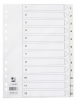 Register Q-Connect A4 1-12 Hvid Plast 