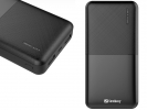 Powerbank Sandberg Saver 20000 mAh - Sort