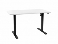 Hæve sænkebord EP Home - 60x120 cm - Sort/Hvid
