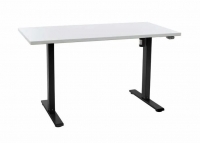 Hæve sænkebord EP Home - 70x140 cm - Sort/Hvid