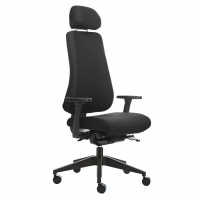 Kontorstol Canadian Ergo 04 u/armlæn - Sort