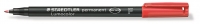 Permanent Marker Staedtler Lumocolor Perm 0,6 mm - Rød