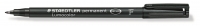 Permanent Marker Staedtler Lumocolor Perm 0,6 mm - Sort