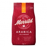 Kaffe Merrild Arabica - Hele bønner 1kg/ps
