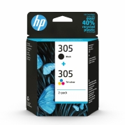 HP 305 Sort Farve (cyan, magenta, gul) Bl&aelig;k 6ZD17AE