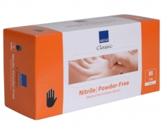 Abena Classic Nitrilhandsker u/pudder pk/200 Medium - Sort