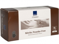 Abena Classic Nitrilhandsker u/pudder pk/180 X-Large - Sort