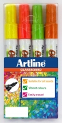 Glastavle Marker Artline EPG-4/4W2 2 mm - 4 Farver