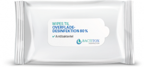 Bactitox Wipes Overfladedesinfektion 80% pk/20