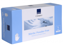 Abena Classic Nitrilhandsker u/pudder pk/150 Large - Hvid