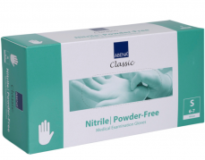 Abena Classic Nitrilhandsker u/pudder pk/150 Small - Hvid