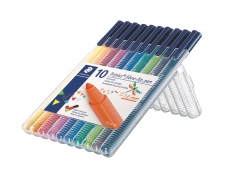 Fiberpen Staedtler Triplus color pen 1,0 mm 10 ass.
