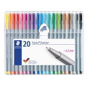 Fiberpen Staedtler Triplus fineliner 0,3 mm 20 ass.