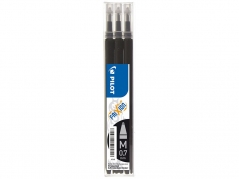 Refill Pilot Frixion click sort 0,7/0,35mm pk à 3 stk.
