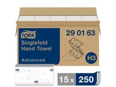 Håndklædeark Tork Advanced Singlefold H3 - 290163
