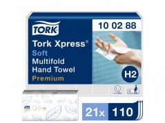 Håndklædeark Tork Xpress Premium Soft Multifold H2 - 100288