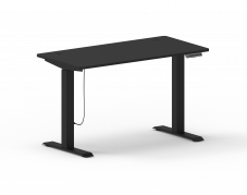 Hæve sænkebord Nordic Office FlexiDesk 120x60 cm - Sort