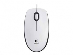 Logitech M100 - 910-005004 - Kablet Hvid Mus