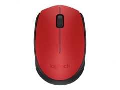 Logitech M171 - 910-004641 - Sort/rød Trådløs Mus