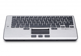 Mousetrapper Alpha - Tastatur & Touchpad - Sølv Trådløs