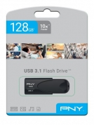 PNY Attache 4 - USB nøgle USB 3.1 - 128 GB Sort
