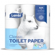 Toiletpapir Lambi 3-lags 20,6m 36 ruller