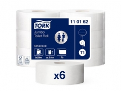 Toiletpapir Tork Advanced Jumbo T1 1-lags Hvid