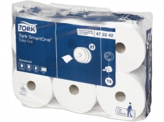 Toiletpapir Tork Advanced SmartOne T8 Hvid 2-lags pk/6 - 472242