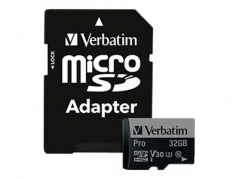 Verbatim PRO microSDHC 32GB 90MB/s