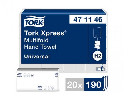 Håndklædeark Tork Xpress Universal Multifold H2 2-lags - 471146