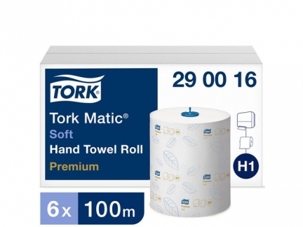 Håndklædeark Tork Matic Premium Soft H1 Hvid - 290016