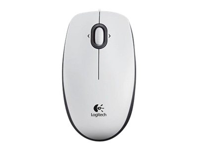 Logitech B100 - 910-003360 - Hvid Kablet Mus