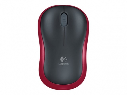 Logitech M185 - 910-002240 - Rød Trådløs Mus