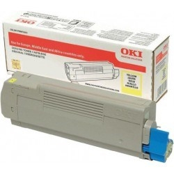 OKI 46490605 / C532/MC573 yellow toner 6.000 sider